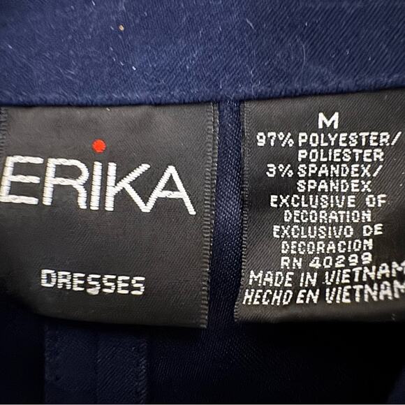 Erica two-piece navy blue maxi dress with jacket size medium M
b16 - Picture 3 of 8